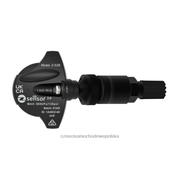 Części Samochodowe Białystok - mazda oe zamiennik czujnika tpms - oe p/n bbm237140b, gn3a37140b freq 315mhz T0P042349 metalowy trzpień zaworu - czarny