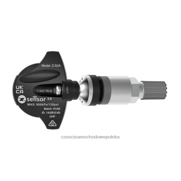 Części Samochodowe Kraków - porsche oe zamiennik czujnika tpms - oe p/n 9a790727502, 5q0907275 freq 433mhz T0P041345 metalowy trzpień zaworu - srebrny