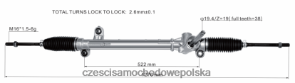 Części Samochodowe Częstochowa - zębatka wspomagania kierownicy jx6c-3a500-ad 8824F2664 FORD