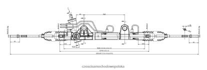 Części Samochodowe Kraków - zębatka wspomagania kierownicy 96fb-3200-ah 8824F2663 FORD