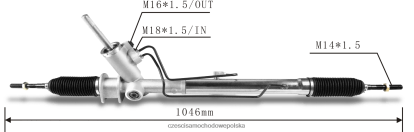 Części Samochodowe Po Vin - zębatka wspomagania kierownicy 92098992 9062911 9005916 9013810 9063887 8824F2688 CHEVROLET