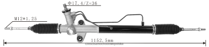 Czesci Samochodowe Hurtownia Białystok - zębatka wspomagania kierownicy 44200-bz142 8824F2809 DAIHATSU