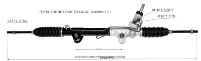 Części Samochodowe Hurtownia Sosnowiec - zębatka wspomagania kierownicy 52109984ah 97390 1020219 52109970aa 22-389 8824F2792 DODGE/CHRYSLER