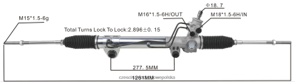 Czesci Samochodowe Hurtownia Białystok - zębatka wspomagania kierownicy 52039207ac 52106477ac 52106477af 8824F2782 DODGE/CHRYSLER