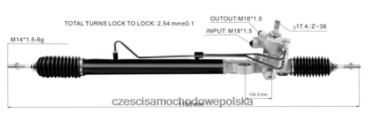 Części Samochodowe Hurtownia Kraków - zębatka wspomagania kierownicy 53601-ta0-003 8824F2532 HONDA