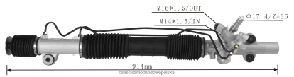 Części Samochodowe Hurtownia Warszawa - drążek kierowniczy ze wspomaganiem 53606-s5a-j01 8824F2534 HONDA