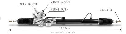 Części Samochodowe Hurtownia Warszawa - zębatka wspomagania kierownicy 53601-tb0-p01 53601-ta0-a01 53601-ta0-a02 8824F2525 HONDA