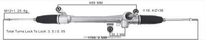 Czesci Samochodowe Hurtownia Białystok - zębatka wspomagania kierownicy 53601-tg2-t01 8824F2539 HONDA