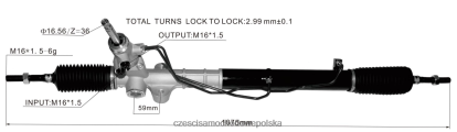 Części Samochodowe Hurtownia Warszawa - zębatka wspomagania kierownicy 57700-2s100 57700-2s000 8824F2750 HYUNDAI/KIA
