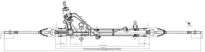 Czesci Samochodowe Hurtownia Białystok - zębatka wspomagania kierownicy a21r23-3400014 8824F2845 GAZ