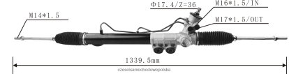 Części Samochodowe Hurtownia Gorlice - zębatka wspomagania kierownicy 8-97946132-0 98214704 7111826010 52144273 8824F2605 ISUZU