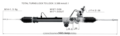 Części Samochodowe Hurtownia Sosnowiec - zębatka wspomagania kierownicy 8-97943518-0 8-97944520-0 8824F2603 ISUZU
