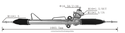 Części Samochodowe Hurtownia Gorlice - drążek kierowniczy ze wspomaganiem mr 210503 8824F2560 MITSUBISHI