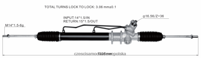 Części Samochodowe Kraków - zębatka wspomagania kierownicy mb351994 57705-43011 57700-43000 57705-43011 57705-43010 8824F2546 MITSUBISHI