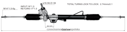 Czesci Samochodowe Hurtownia Białystok - drążek kierowniczy ze wspomaganiem mr961357 4410a323 8824F2548 MITSUBISHI