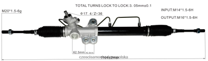 Części Samochodowe Częstochowa - zębatka wspomagania kierownicy 49200-3xa0a 8824F2592 NISSAN