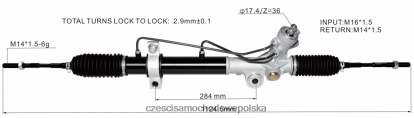 Części Samochodowe Hurtownia Gorlice - zębatka wspomagania kierownicy 49001-9y200 8824F2596 NISSAN