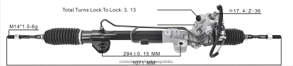 Części Samochodowe Hurtownia Warszawa - zębatka wspomagania kierownicy 49001-jn30a 49200-jn30a 8824F2597 NISSAN