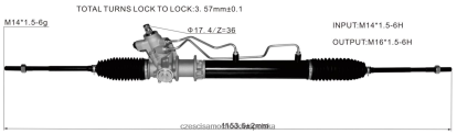 Części Samochodowe Kraków - zębatka wspomagania kierownicy 49001-27n00 8824F2591 NISSAN