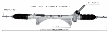 Części Samochodowe Warszawa - zębatka wspomagania kierownicy 48001-3lt0a 48001-jx00a 48001-jx00b 48001-jx00c 8824F2599 NISSAN