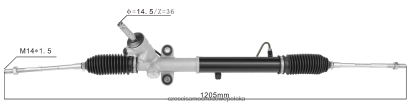 Części Samochodowe Częstochowa - drążek kierowniczy ze wspomaganiem 34110-ag010 8824F2817 SUBARU