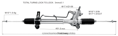 Części Samochodowe Częstochowa - drążek kierowniczy ze wspomaganiem 44200-42110 8824F2493 TOYOTA