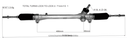 Części Samochodowe Częstochowa - drążek kierowniczy ze wspomaganiem 45510-48070 8824F2520 TOYOTA
