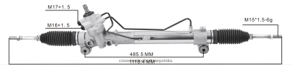 Części Samochodowe Hurtownia Kraków - zębatka wspomagania kierownicy 44200-58010 44200-58011 44200-58012 8824F2496 TOYOTA