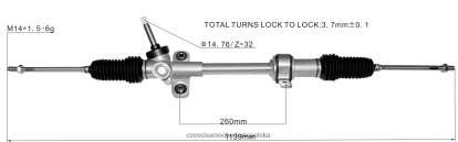 Części Samochodowe Hurtownia Warszawa - zębatka wspomagania kierownicy 45510-b4010 8824F2498 TOYOTA