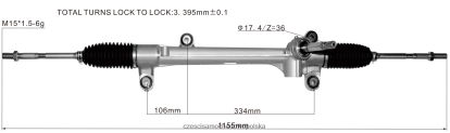 Części Samochodowe Kraków - drążek kierowniczy ze wspomaganiem 45510-28122 8824F2510 TOYOTA