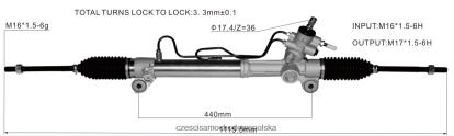 Części Samochodowe Kraków - zębatka wspomagania kierownicy 44200-12770 8824F2474 TOYOTA