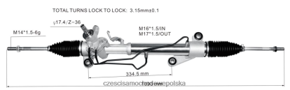 Części Samochodowe Warszawa - zębatka wspomagania kierownicy 44200-13021 44250-02170 8824F2473 TOYOTA