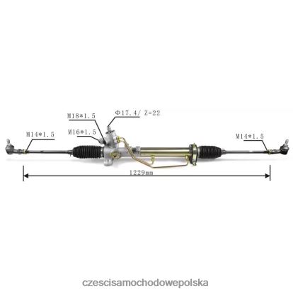 Części Samochodowe Hurtownia Gorlice - drążek kierowniczy ze wspomaganiem 1h1422055 8824F1471 VOLKSWAGEN